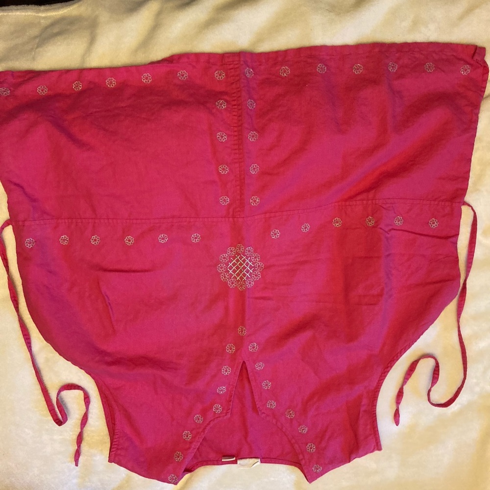 Pink cotton tank top